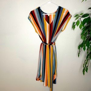 Cute striped mini dress